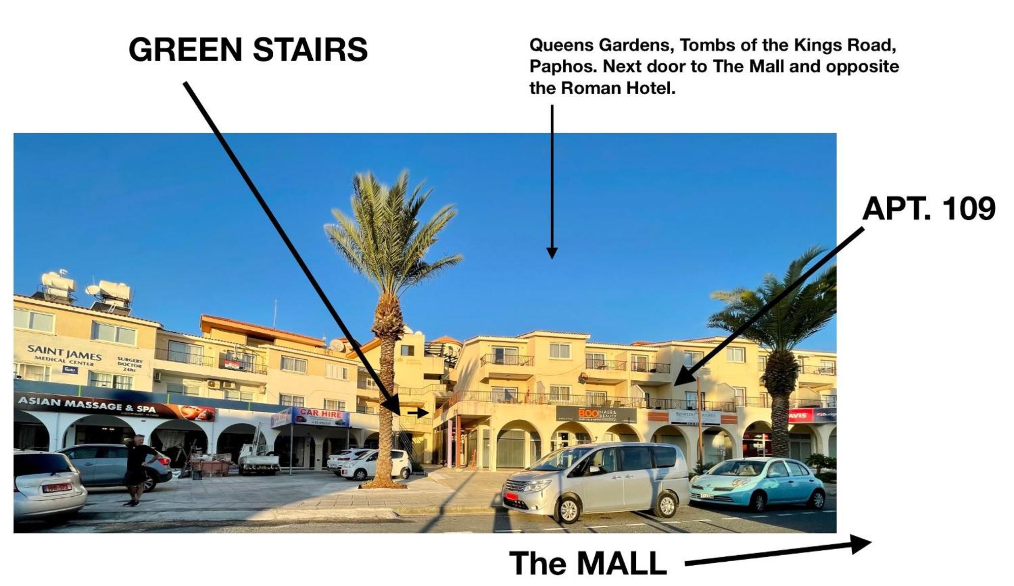109 Queens Gardens, Paphos Daire Dış mekan fotoğraf